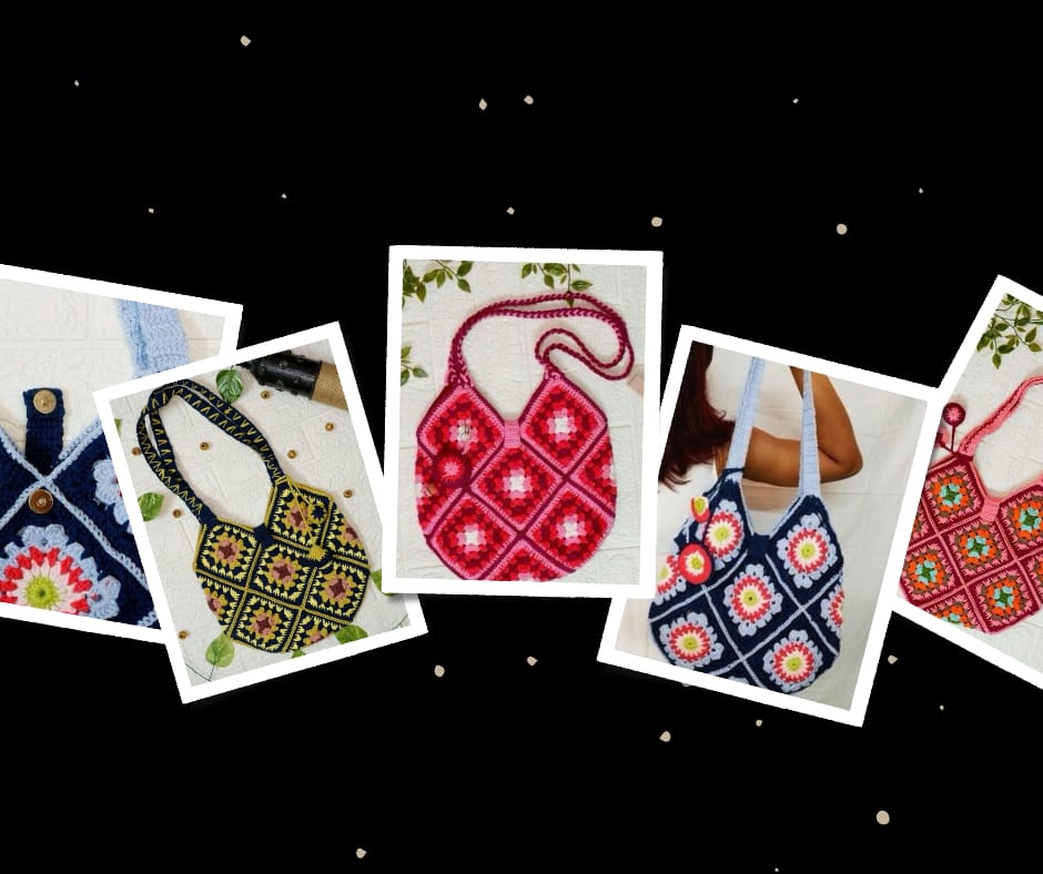 Sweetheart Crochet Tote Bag