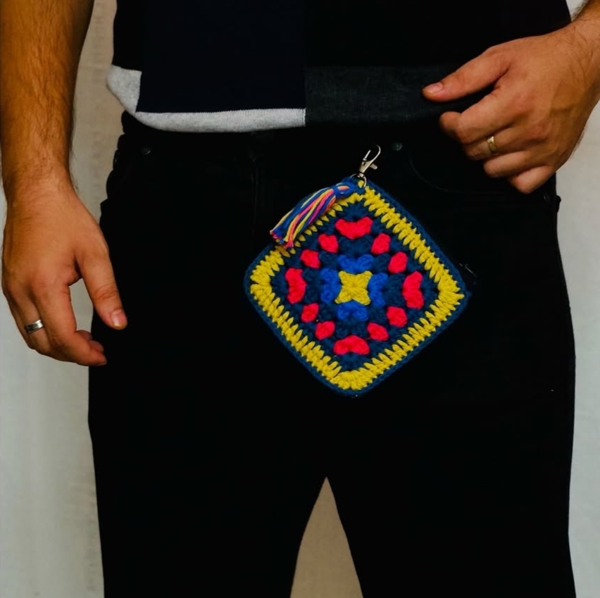 Stylish Crochet Pouch