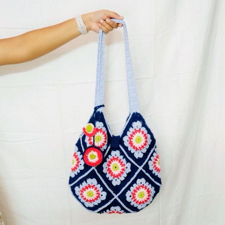 Sweetheart Crochet Tote Bag 006