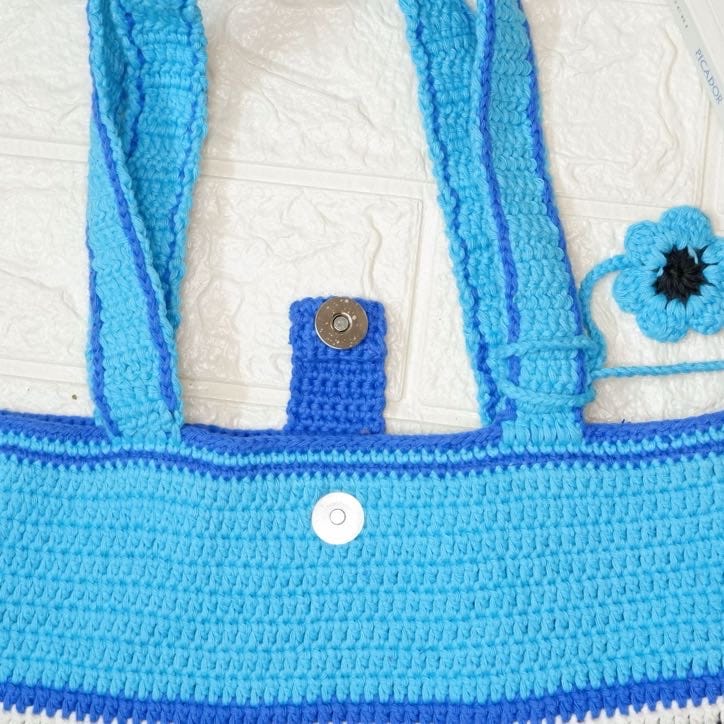 U Shape Crochet Tote Bag 003