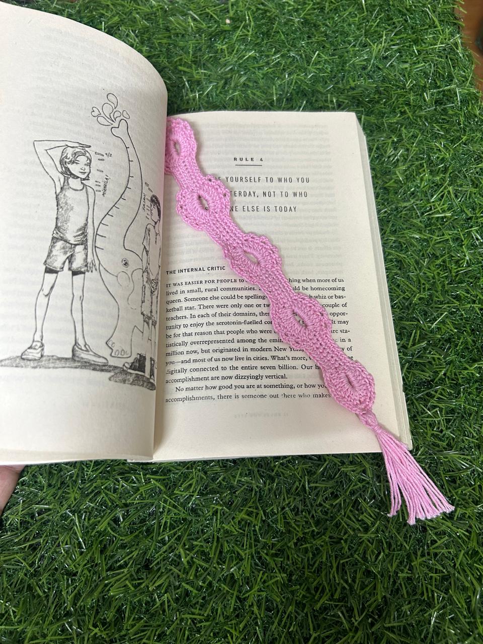 Crochet Book Mark & Book Cover 05