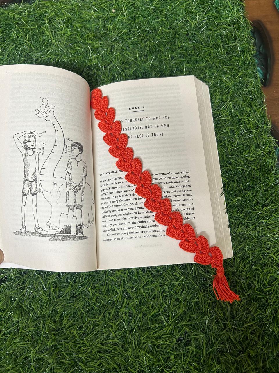 Crochet Book Mark & Book Cover 06